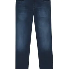 Джинсы с нашивкой-логотипом