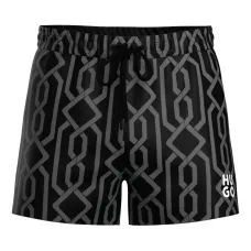 Плавки-шорты с геометричным узором
