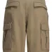 Шорты карго со складками