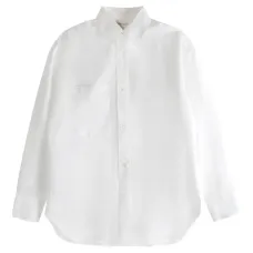 Рубашка Leto с накладными карманами и длинными рукавами Рубашка Leto с накладными карманами и длинными рукавами