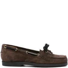 Лоферы со шнуровкой