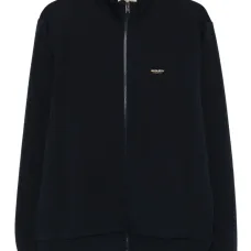 Толстовка на молнии с высоким воротником