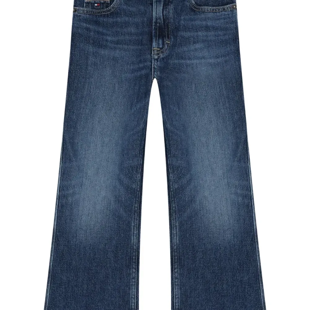 Джинсы с нашивкой-логотипом