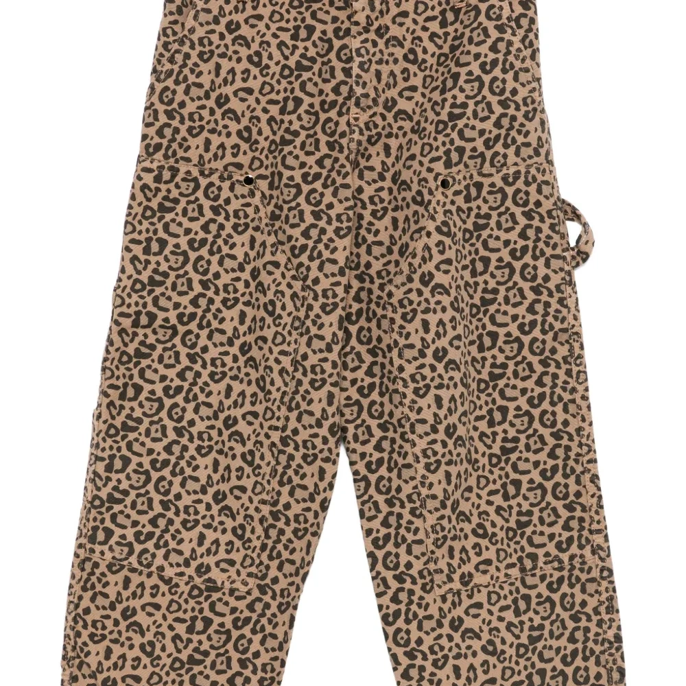 Брюки с леопардовым принтом