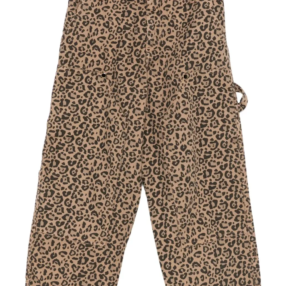 Брюки с леопардовым принтом