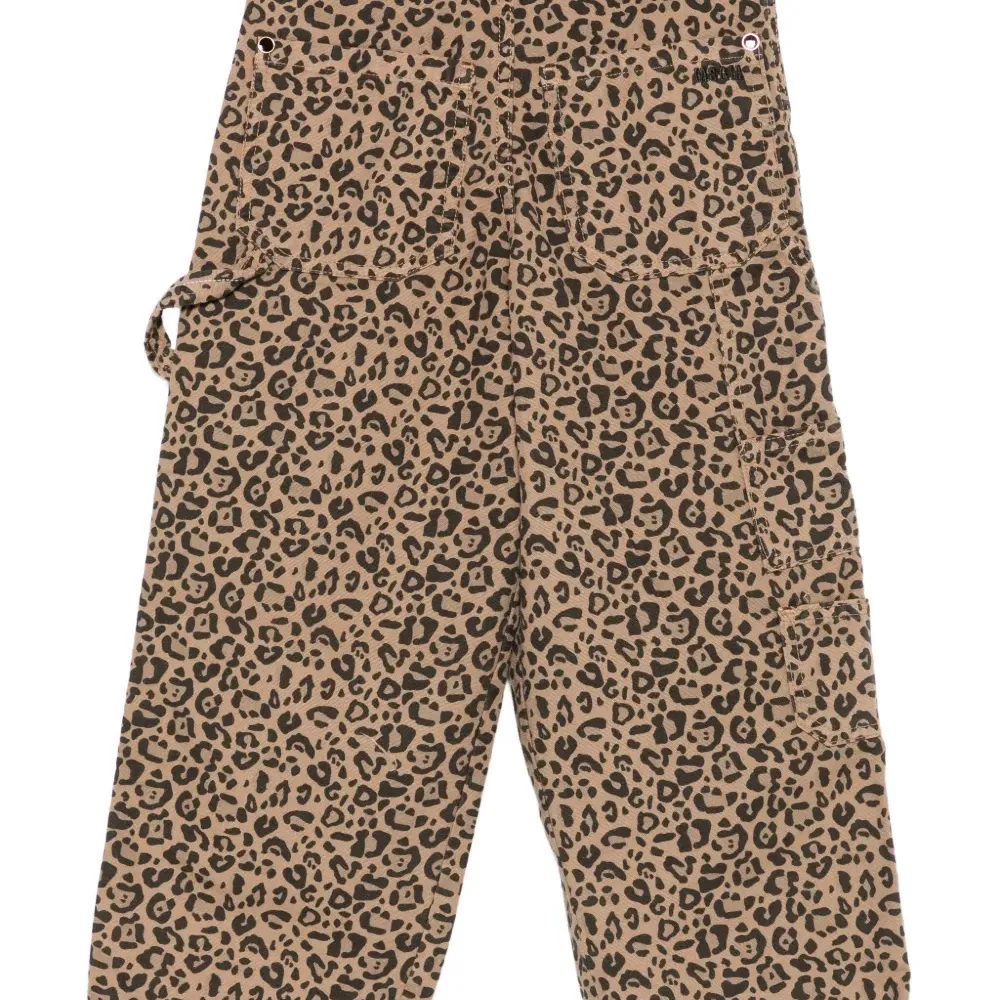 Брюки с леопардовым принтом