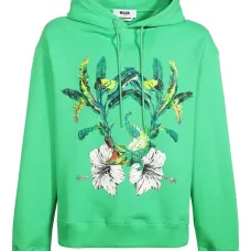 Худи с цветочным принтом