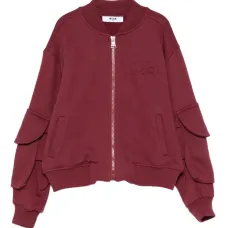 Бомбер с накладным карманом