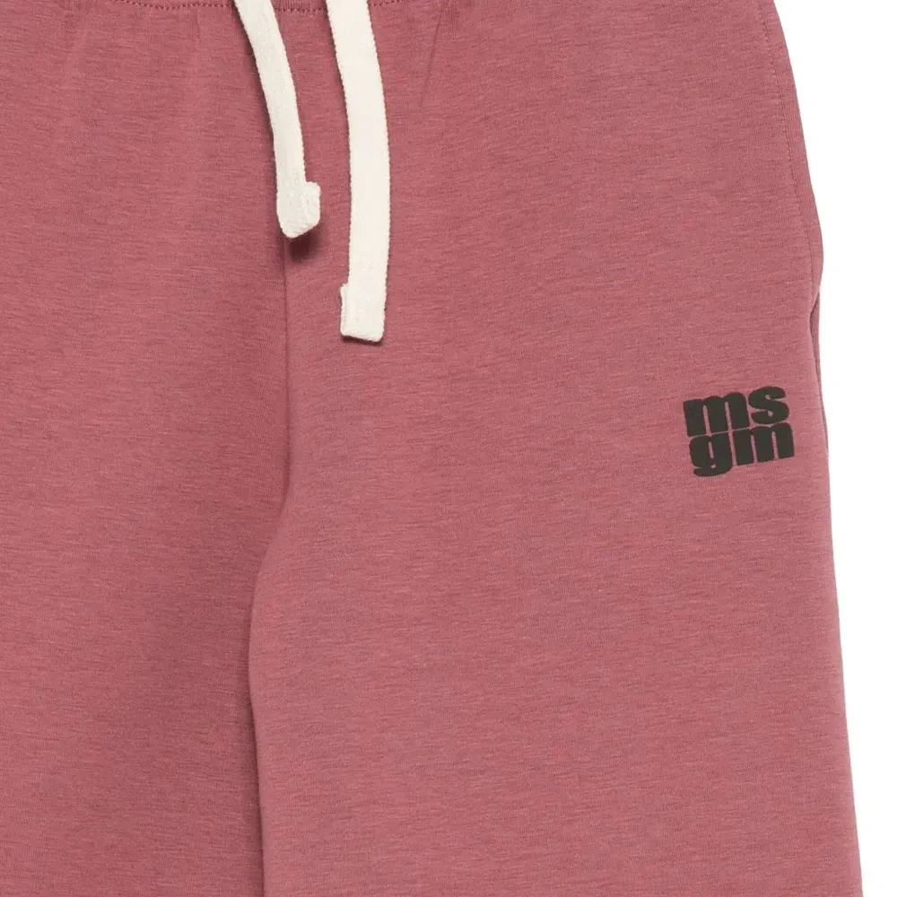 Брюки с кулиской и логотипом Брюки с кулиской и логотипом