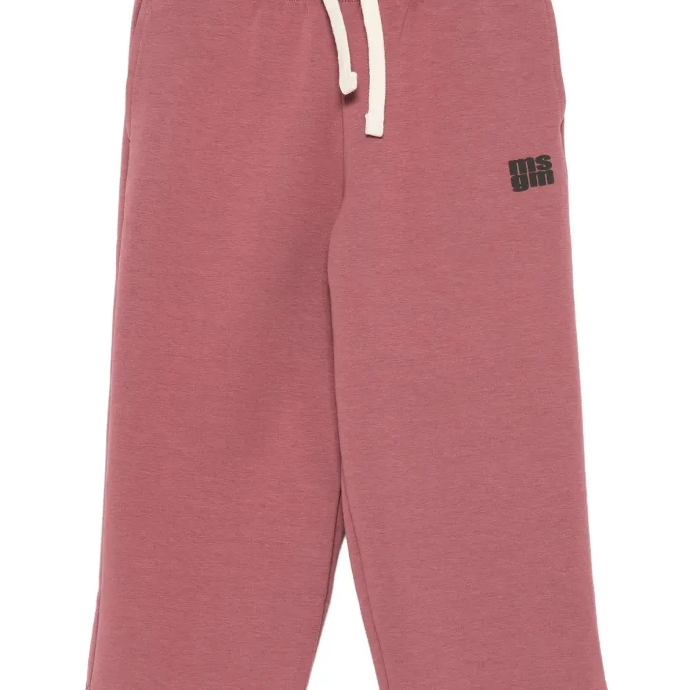 Брюки с кулиской и логотипом Брюки с кулиской и логотипом