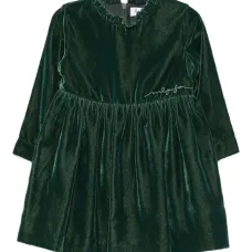 Платье с бархатной вышивкой