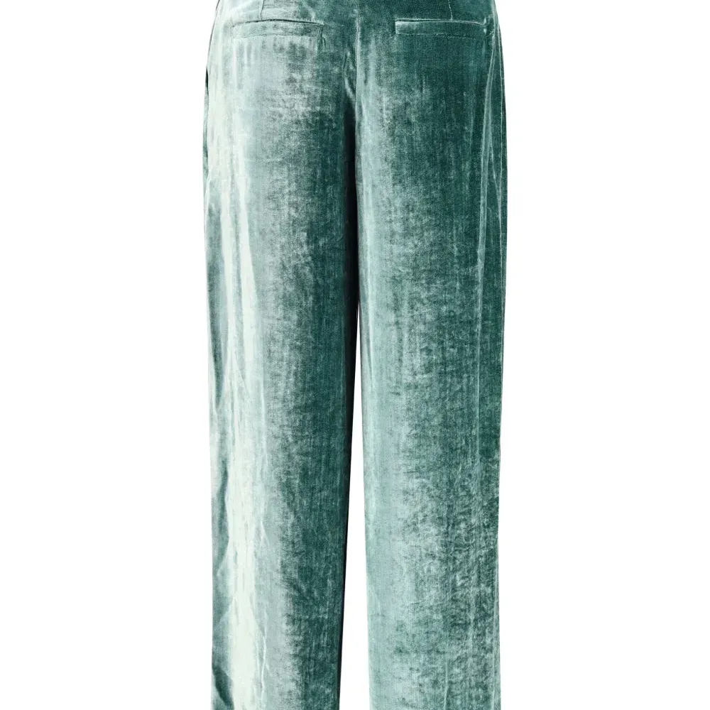 Бархатные брюки со складками