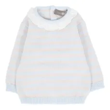 Полосатый свитер с оборками Полосатый свитер с оборками