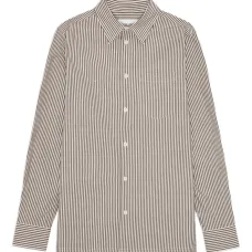 Полосатая рубашка с длинными рукавами