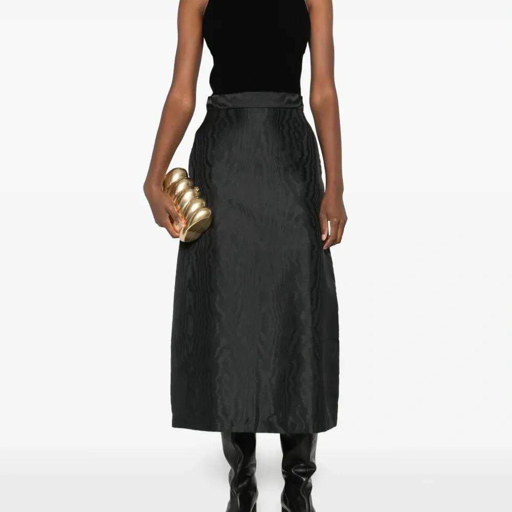 Фактурная юбка макси