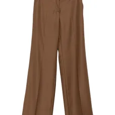 Широкие брюки со складками