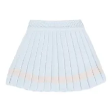 Шерстяная юбка со складками