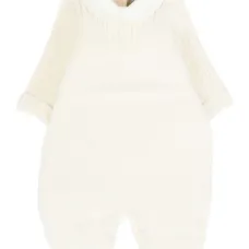 Ромпер из вирджинской шерсти с воротником Питер Пэн