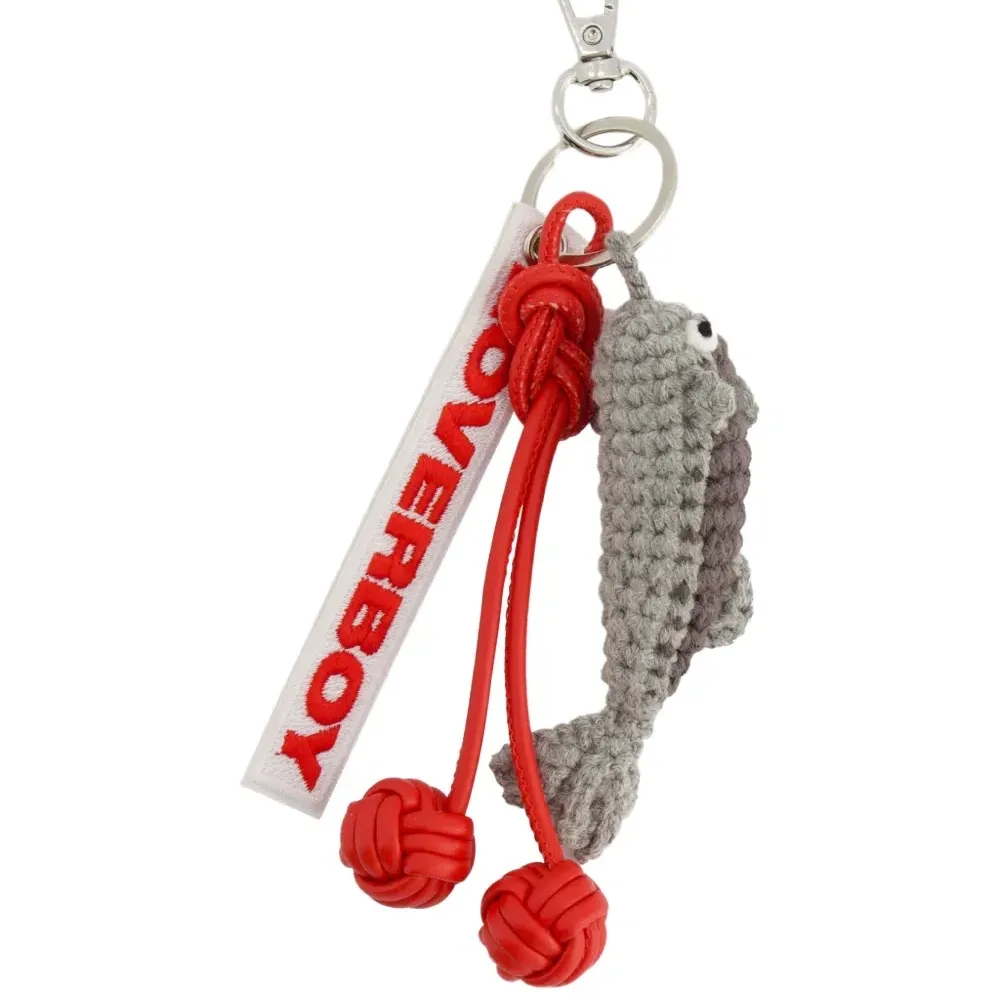 Брелок с подвеской в виде рыбы