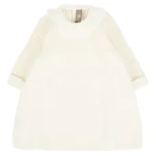 Шерстяное платье с оборками