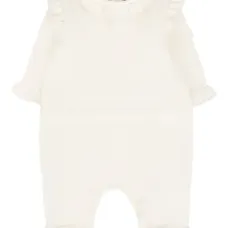 Шерстяной комбинезон с оборками