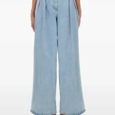 Джинсы со складками Джинсы со складками