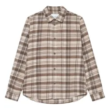 Клетчатая рубашка на пуговицах Клетчатая рубашка на пуговицах