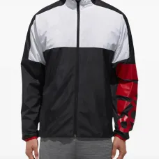 Куртка в стиле колор-блок на молнии