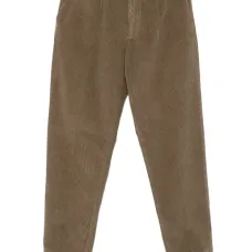 Брюки из вельвета со складками