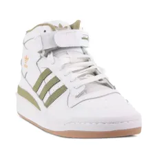 Кроссовки Forum Mid White/Orbit Green