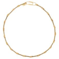 Ожерелье с сердцем на закрученной цепочке