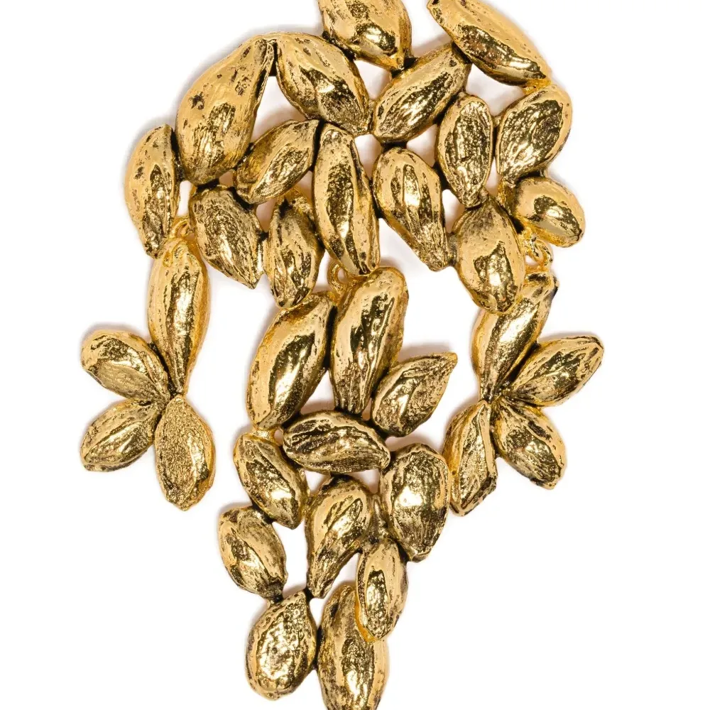 Серьги Difenda в форме листа