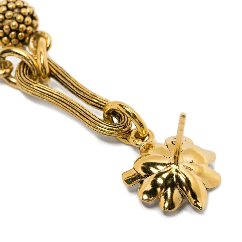 Серьги в форме листа Anthos