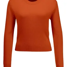 Свитер с круглым вырезом