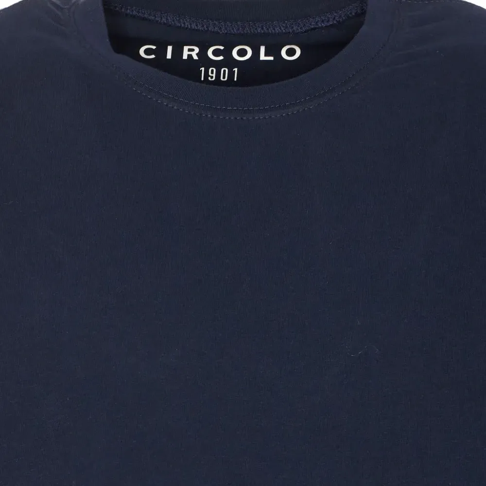 Футболка с круглым вырезом