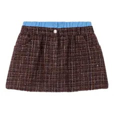 Юбка мини на пуговицах