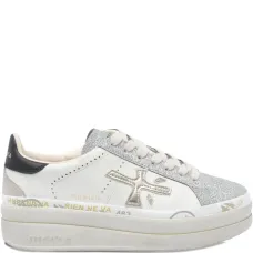 Кроссовки на платформе с блестками