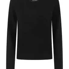 Свитер с круглым вырезом