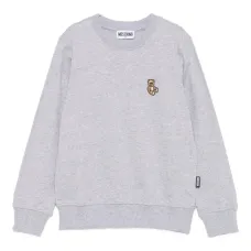 Свитшот с нашивкой в виде мишки