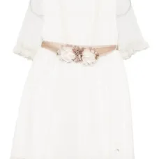 Платье с поясом