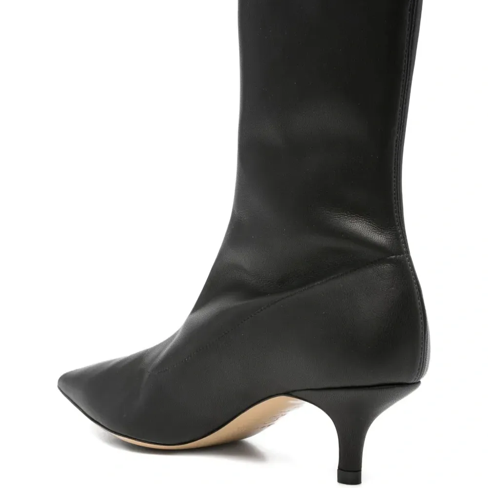 Ботильоны-носки с заостренным носком