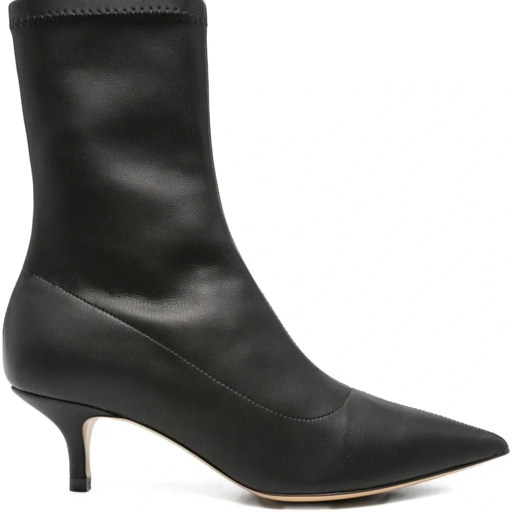 Ботильоны-носки с заостренным носком