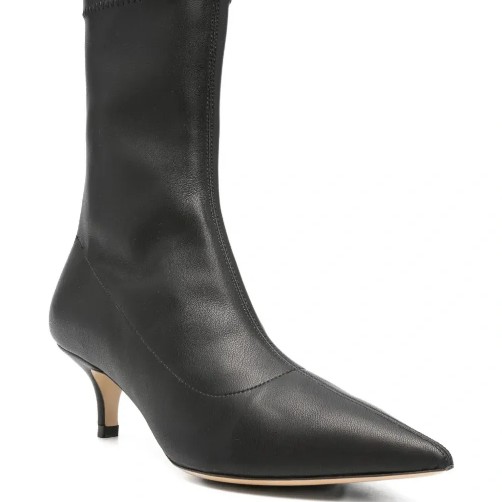 Ботильоны-носки с заостренным носком