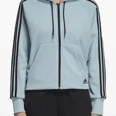 Худи Stadium 3-Stripes Ash Grey на молнии Худи Stadium 3-Stripes Ash Grey на молнии