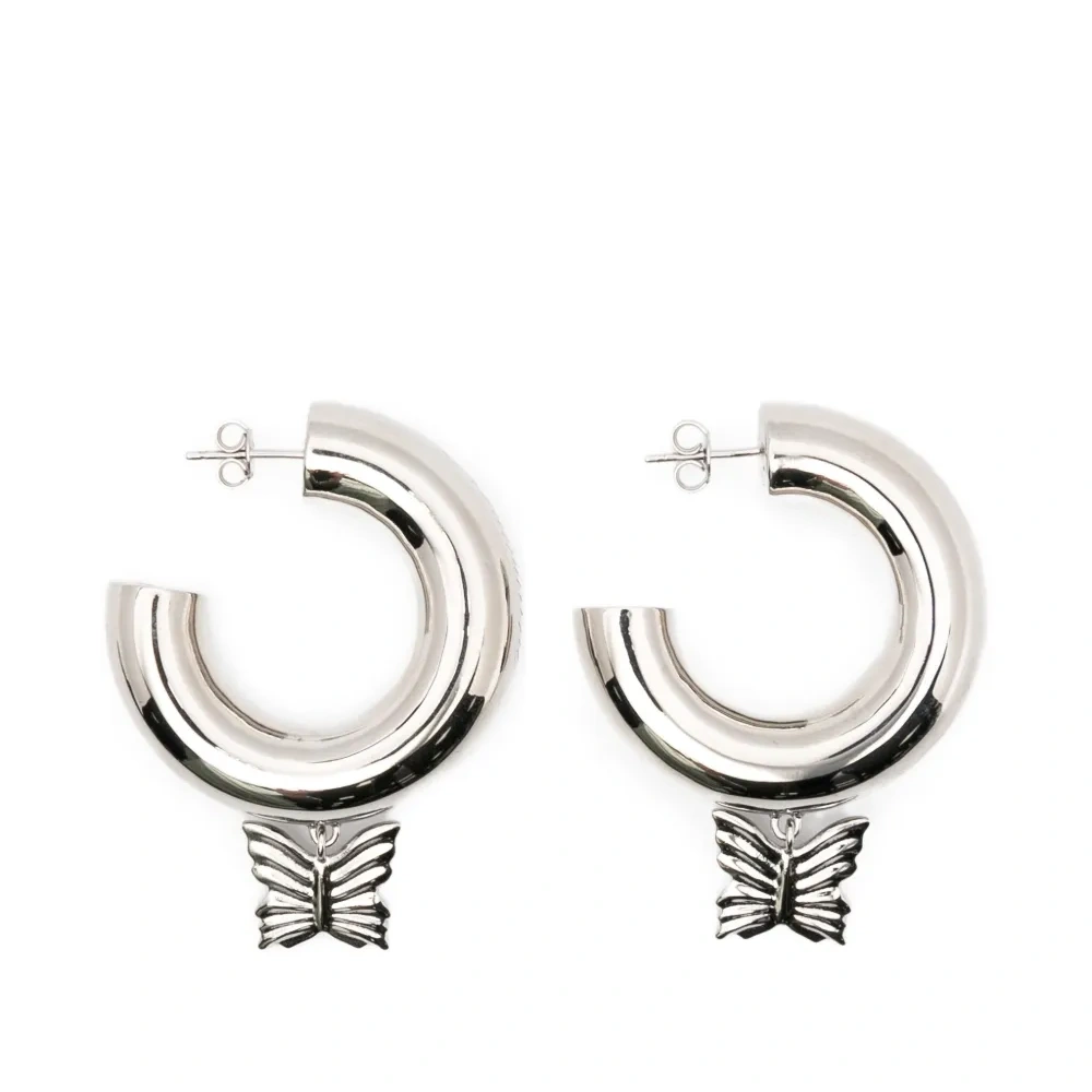 Серьги-кольца с подвесками