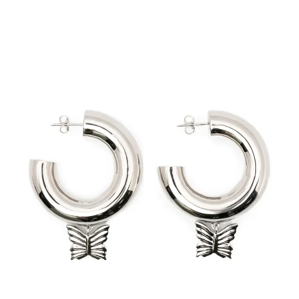 Серьги-кольца с подвесками