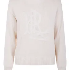 Свитер с вышитым логотипом