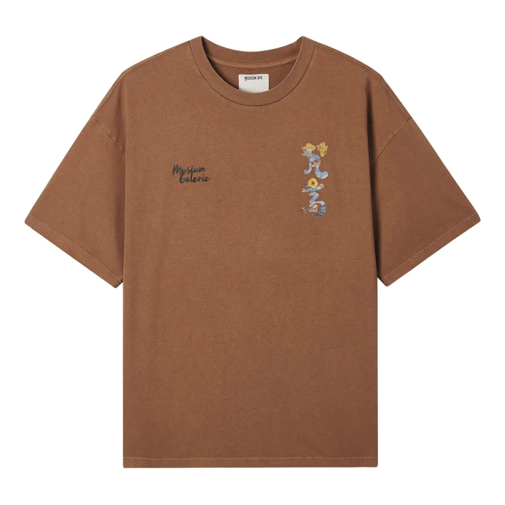 Футболка с круглым вырезом