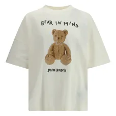 Футболка из хлопка с принтом медвежонка