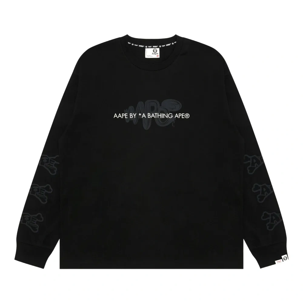 Футболка с длинными рукавами и логотипом